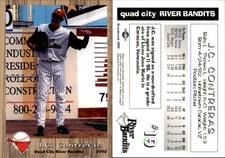J.C. Contreras 2002 Grandstand Quad City River Bandits #NNO Card *AutographDen*