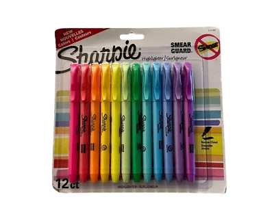 Resaltadores Sharpie - 12ct multicolor - suministros para maestros de regreso a la escuela Foto 1 de 2