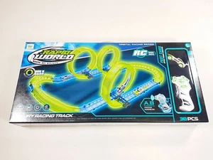 Hot Wheel RC Remote Control Slot Car Racing Track Set Childrens Toy Race Game - Picture 1 of 4