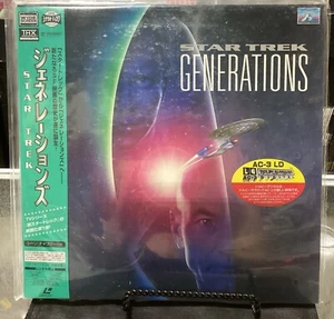 Star Trek- Generations JAPANESE (2–disc AC-3 LASERDISC Set) JAPANESE w/ ENG SUB - Imagen 1 de 6