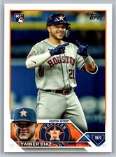 2023 Topps #635 Yainer Díaz Houston Astros FREE SHIP