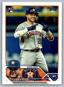 2023 Topps #635 Yainer Díaz Houston Astros FREE SHIP