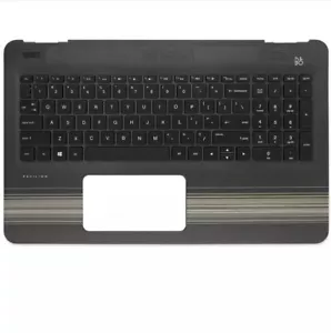 HP Pavilion 15-AU TPN-Q172 Q175 Palmrest Cover Keyboard Backlit Gold Stripe - Picture 1 of 1