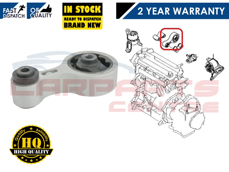 FOR MAZDA 5 2010-2015 REAR OE QUALITY ENGINE GEARBOX MOUNT MOUNTING - Image 1 of 1