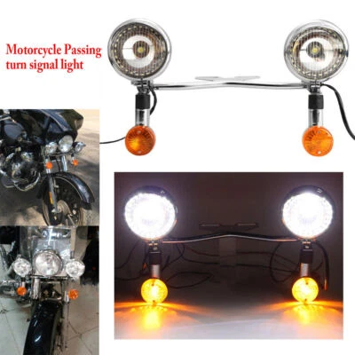 Barra de luz de señales de giro de paso para Honda Shadow Aero Phantom VLX VT 700 750 1100 Foto 1 de 4