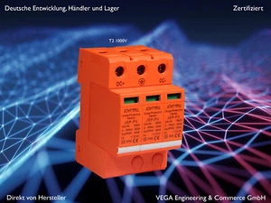 Überspannungsschutz PV Photovoltaik SPD / 1000VDC / 3-polig / Typ 2 - C / TüV - Bild 1 von 5