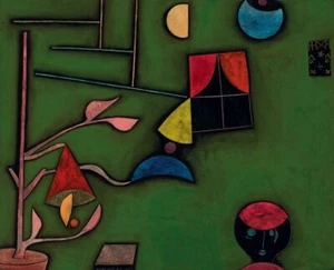 Plant and Window, Still Life : Paul Klee : 1927 : Archival Fine Art Print - Picture 1 of 1