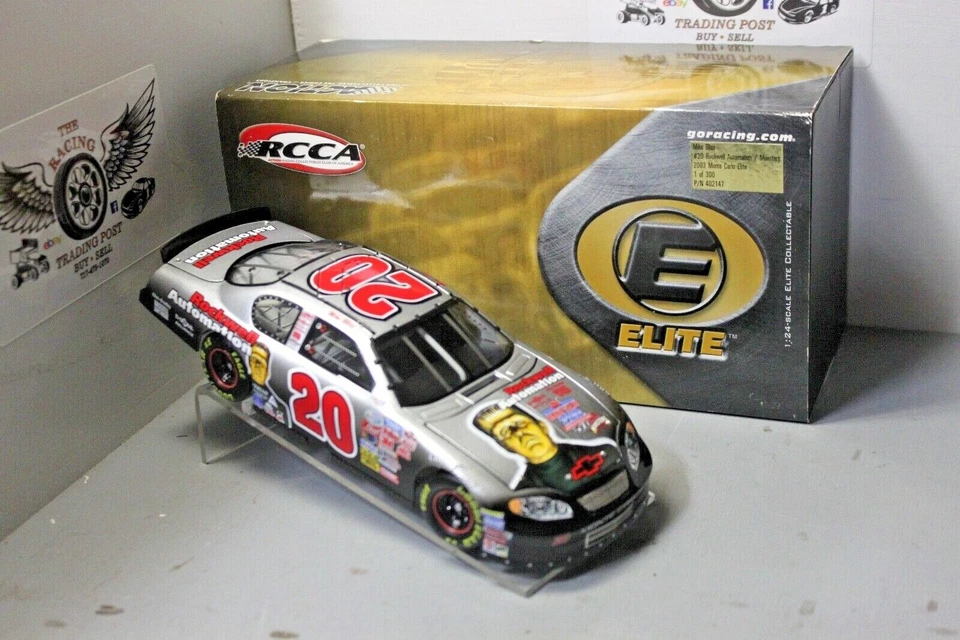 Mike Bliss Rockwell Monsters 2003 1/24 acción RCCA Elite NASCAR diecast Foto 1 de 1