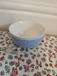 Katie Alice English Garden Schale mit blauen Punkten 9,5 cm - Bild 1 von 4