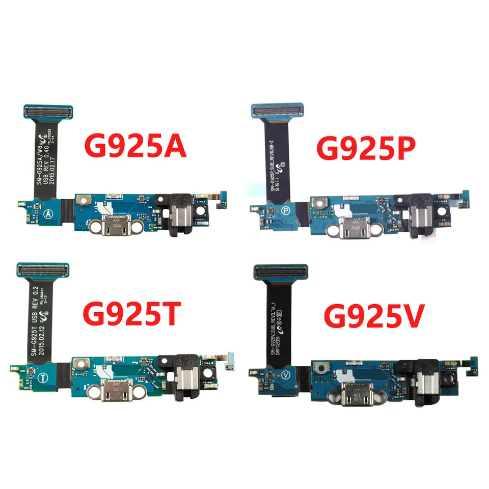 NUEVO USB Puerto de Carga Base Micrófono Cable Flexible para Samsung Galaxy S6 EDGE G925APTV  Foto 1 de 1