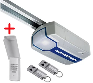ML1000EV Chamberlain Garagentorantrieb 1000N Schiene + 2 Handsender + Codeschloß - Bild 1 von 12