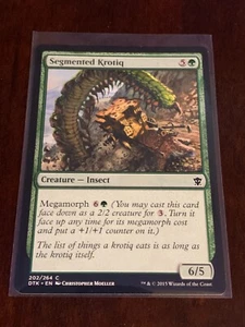 Magic the Gathering Dragons of Tarkir Segmented Krotiq - Picture 1 of 2