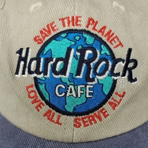 Hard Rock Cafe Tan and Navy Hat Paris - Picture 1 of 8