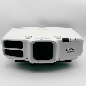 Epson PowerLite Pro G6070W 3LCD Tested Powers On Lamp Works No Lens Parts Repair - Picture 1 of 10