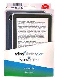 Tolino shine / shine color - Schutzhülle transparent - Bild 1 von 3