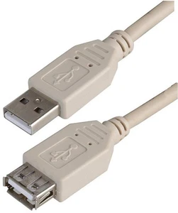 PRO SIGNAL - USB 2.0 A Mannelijk naar Vrouwelijk Kabel - Afbeelding 1 van 1