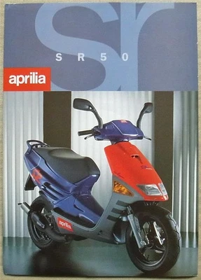 APRILIA SR50 SCOOTER Sales Specification Leaflet For 1995 #17/95 - Image 1 of 2