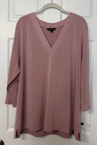 Banana Republic Damen Tunika Oberteil Gr. XXL Mauve Rosa Pullover Freizeit Karriere - Bild 1 von 9