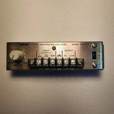 Vintage Orban ACC 023 NRSC MONITOR ROLLOFF FILTER ACC-023 - Image 1 of 4