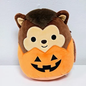 Squishmallows Wade der Werwolf im Kürbis Stofftier Plüschtier 8 Zoll Halloween Kürbis - Bild 1 von 5