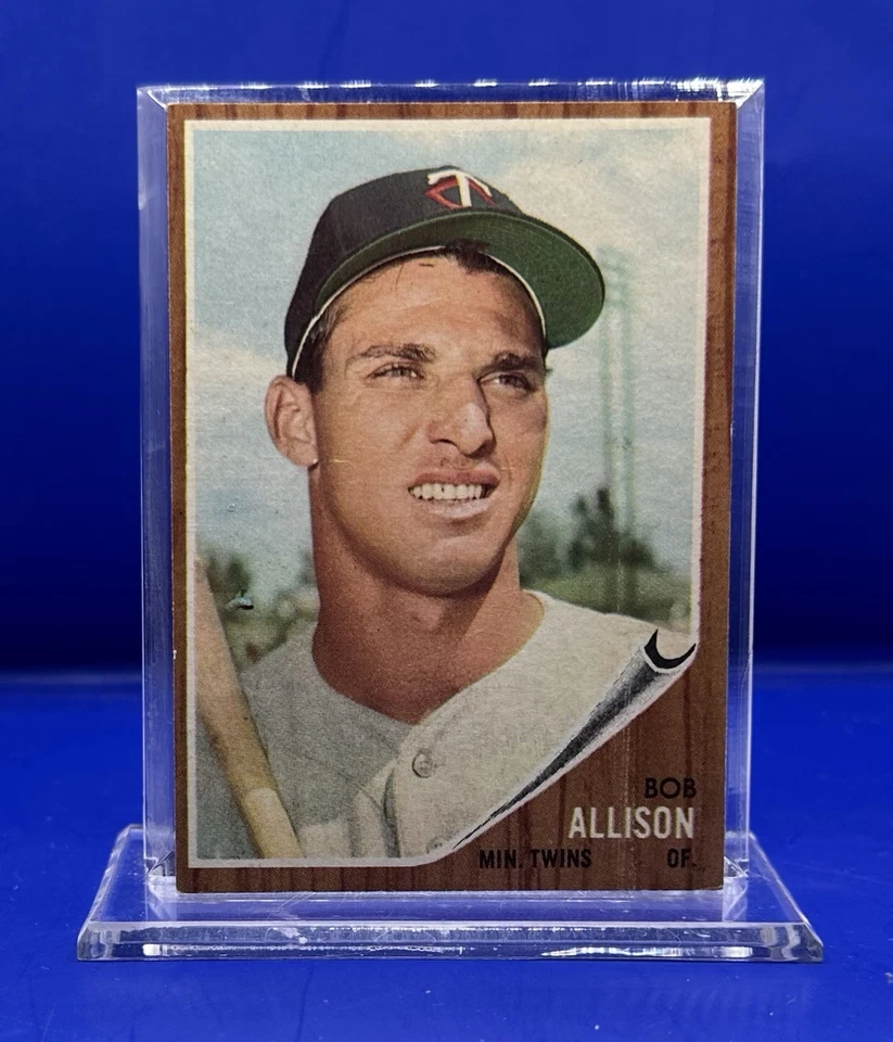1962 Topps Bob Allison Minnesota Twins #180 - Image 1 of 2