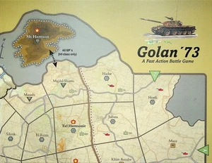 GMT Games GOLAN '73 Mounted Map/Game Board - Picture 1 of 3