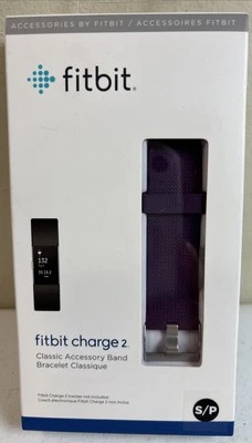 NOVO EM FOLHA - FITBIT CHARGE 2 OEM Banda de Substituição (Ameixa), PEQUENA (S/P), Caixa Selada - Imagem 1 de 4