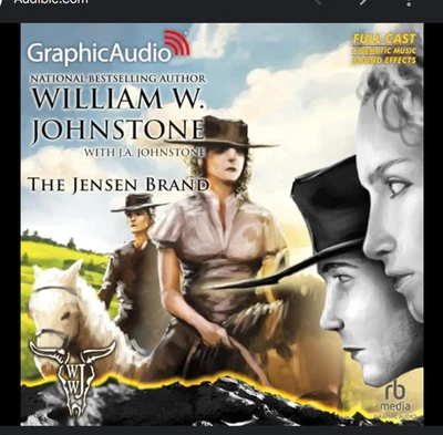 AUDIOBOOKS ~ WILLIAM W JOHNSTONE JENSEN BRAND + SIXKILLER GRAPHIC AUDIO .M4B USB - Image 1 of 4