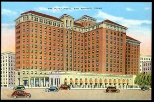 2 POSTKARTEN - THE PLAZA HOTEL, SAN ANTONIO, TX - Bild 1 von 2