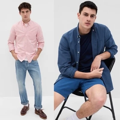 GAP Classic Oxford Shirts in Standard Fit Large Tall (SET OF TWO) - Image 1 of 3