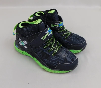 Skechers X Cosmic Foam Athletic Sneakers Kids Shoes Size 2.5, Black-Green #7618 - Image 1 of 4