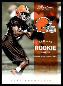 2012 Panini Prestige Travis Benjamin #300 Rookie Cleveland Browns - Picture 1 of 2