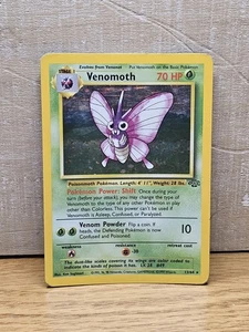 Venomoth 13/64 Jungle Holo Rare Pokémon Karte TCG Heavily Played - Bild 1 von 21