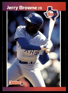 1989 Donruss #529 Jerry Browne "LEAF, INC." & "*Denotes - Picture 1 of 2