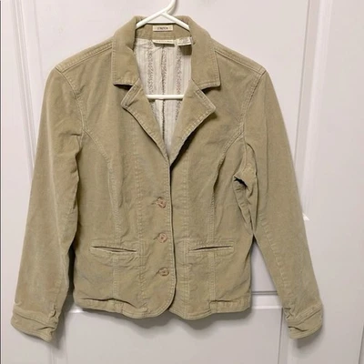 St. John’s Bay Tan Corduroy Blazer Medium - Image 1 of 4