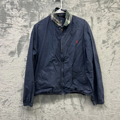 Vintage Polo Ralph Lauren Jacket Mens Large Blue Bi Swing Made USA Lightweight - Image 1 of 4