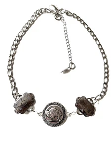 Collana girocollo Western Concho | gioielli rodeo | | cowgirl punchy | sud-ovest - Foto 1 di 5