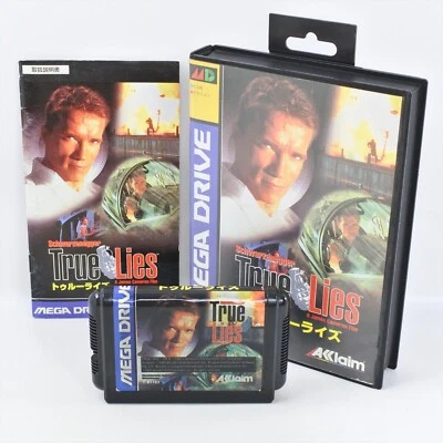 TRUE LIES Schwarzenegger A James Camerrn Film Mega Drive Sega 0941 md - Image 1 of 4