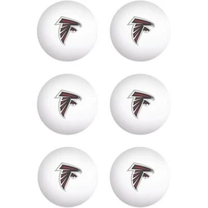 NFL Atlanta Falcons Ping Pong Balls - 6 Pack, New - Picture 1 of 1