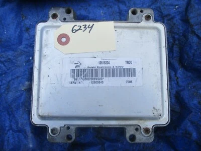 2007 Pontiac Montana engine computer OEM 12616234 ECU ECM 12605843 YRDU - Imagem 1 de 4