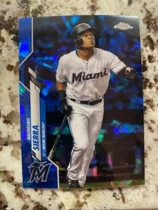 2020 TOPPS CHROME UPDATE SAPPHIRE CARD MIAMI MARLINS MAGNEURIS SIERRA #U-298 - Picture 1 of 1