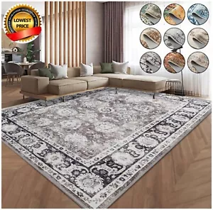 Large Modern Rugs Super Soft Non Slip Fluffy Area Rug Bedroom Living Room Carpet - Picture 1 of 40