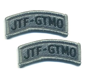 USN Guantanamo Bay Joint Task Force Guantanamo ACU Foliage Green 2-Tab: JTF-GTMO - Picture 1 of 12