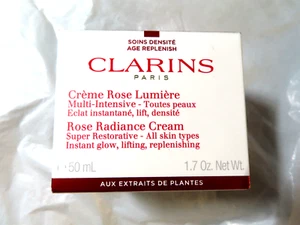 CLARINS ROSE RADIANCE CREAM SUPER RESTORATIVE 50ML 1.7 Fl.Oz NEW - Picture 1 of 4