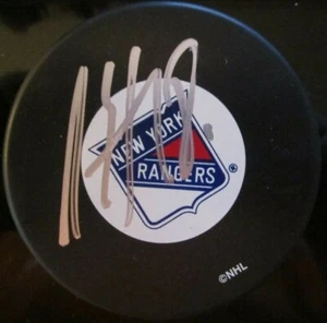 MARC STAAL SIGNED NEW YORK RANGERS HOCKEY PUCK w/ COA - Picture 1 of 1