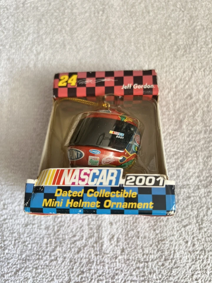 Trevco Viagra Nascar Mark Martin #6 Helmet 2001 Racing Mini Ornament