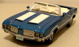 MIB Exact Detail 1972 Olds 4-4-3 W-30 Convertible Blue Ltd.Ed. 1:18 scale USA - Picture 1 of 17