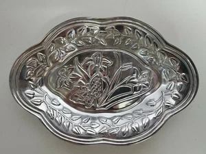Lenox Butterfly Meadow 9" Small Tray Metal Serveware Excellent - Picture 1 of 2
