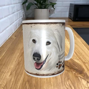 Maremma Schäferhund Hund 11 Unzen Kaffeebecher Mein Hund Gebet Motiv 851DROGE - Bild 1 von 2
