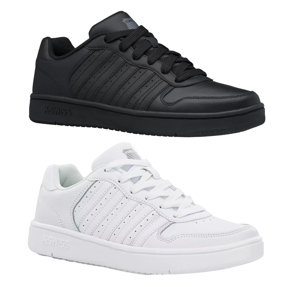 K-Swiss COURT PALISADES Herren Turnschuhe Leder Sneaker Grand Court 06931-001-M - Bild 1 von 1